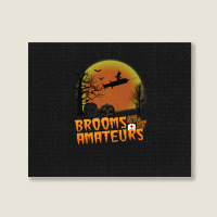 Nurse Witch Riding Syringe Brooms Are For Amateurs Landscape Canvas Print | Artistshot