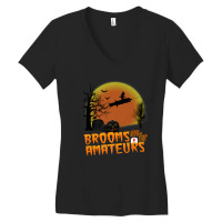 Nurse Witch Riding Syringe Brooms Are For Amateurs Women's V-neck T-shirt | Artistshot