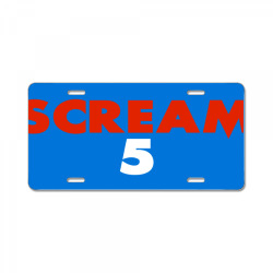 scream 5 License Plate | Artistshot