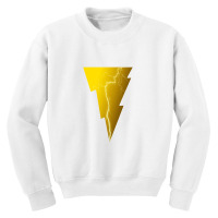 Dceu Shazam Lightning,shazam Youth Sweatshirt | Artistshot