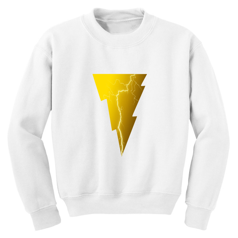 Dceu Shazam Lightning,shazam Youth Sweatshirt by myrimidia | Artistshot