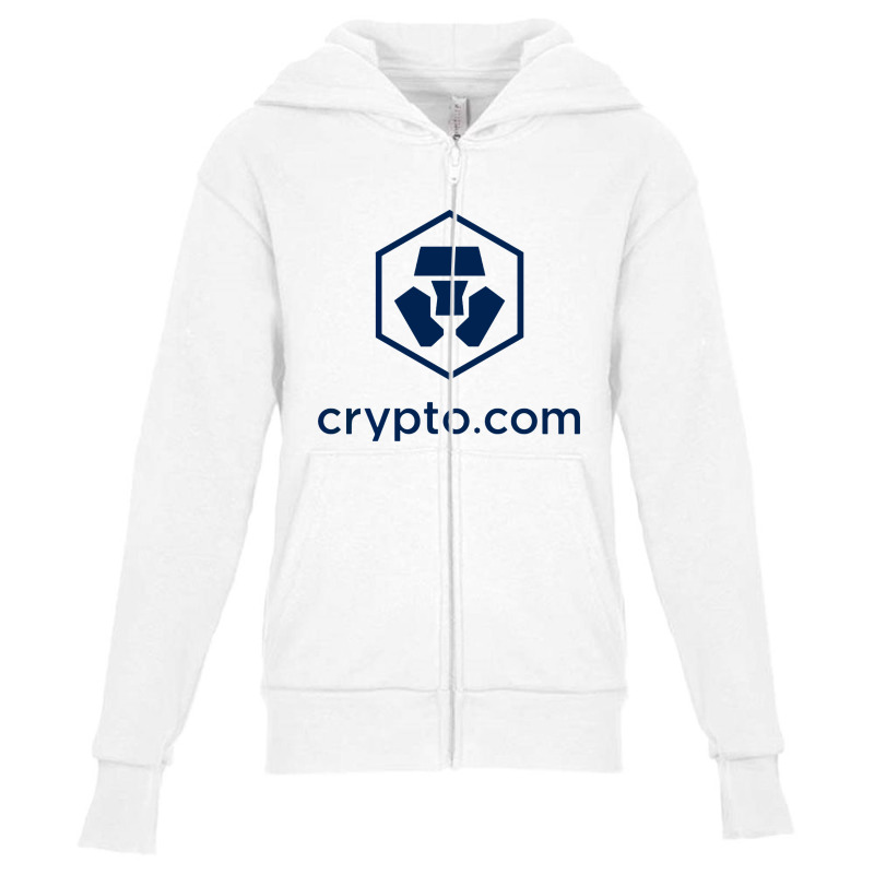 Crypto Com Company Symbol Youth Zipper Hoodie by clara ameliana | Artistshot