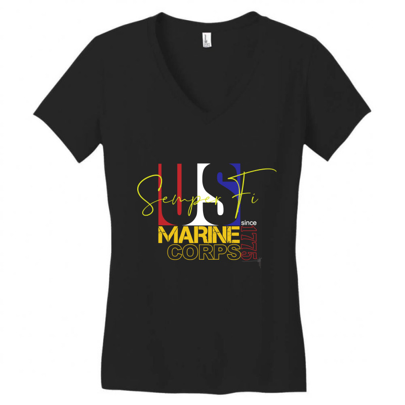 Todays Marines, Todays Marines Vintage, Todays Marines Art, Todays Mar Women's V-Neck T-Shirt by SHOITYE1 | Artistshot