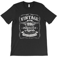 Vintage Born In 1996 Original 24th Birthday A5 T-shirt | Artistshot