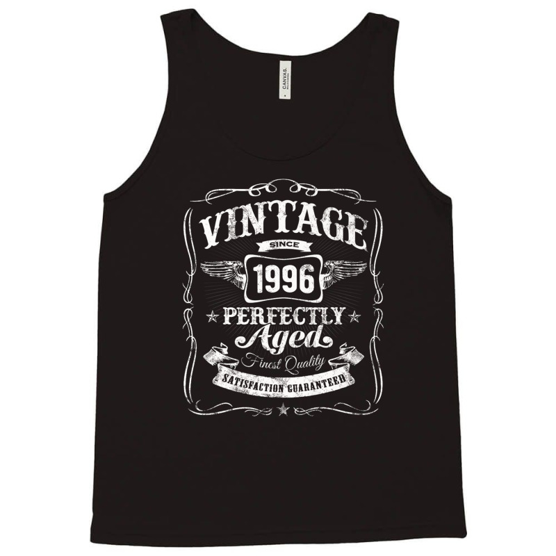 Vintage Born In 1996 Original 24th Birthday A5 Tank Top | Artistshot