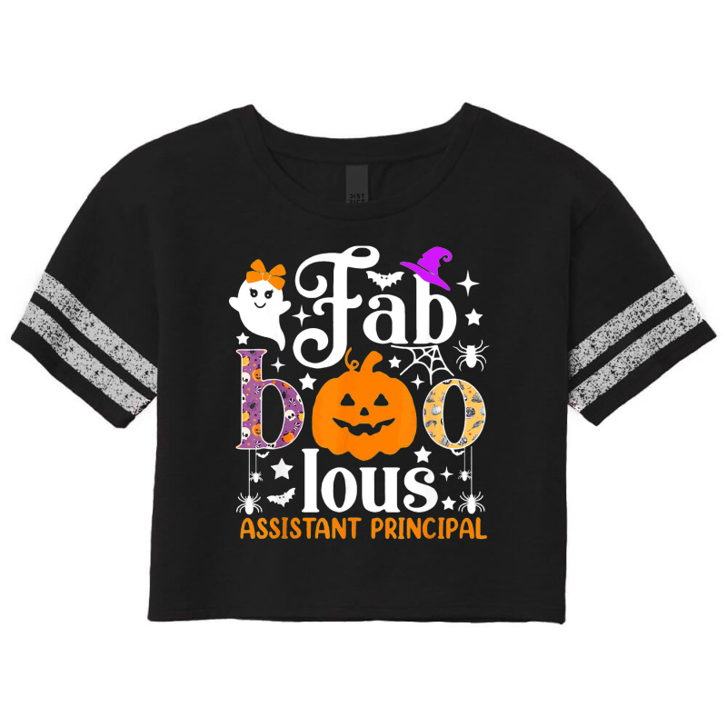 Faboolous Assistant Principal Shirt Boo Pumpkin Halloween Scorecard Crop Tee by Newshirt | Artistshot