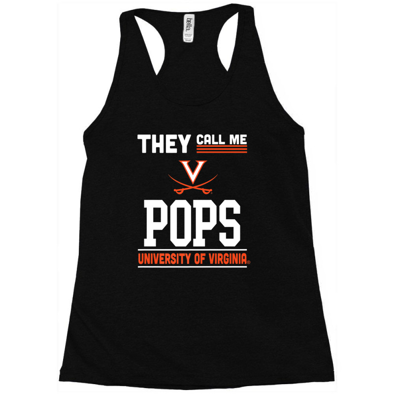 Virginia Cavaliers They Call Me Pops - Apparel Racerback Tank | Artistshot