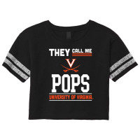 Virginia Cavaliers They Call Me Pops - Apparel Scorecard Crop Tee | Artistshot