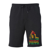 Heritage Of Unshakable Faith Women Black History Month Characters Vide Fleece Short | Artistshot