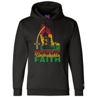 Heritage Of Unshakable Faith Women Black History Month Characters Vide Champion Hoodie | Artistshot