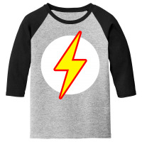 Lightning Bolt Icon Youth 3/4 Sleeve | Artistshot