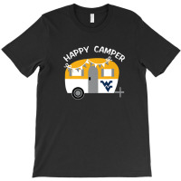 West Virginia Mountaineers Camping - Vintage Camping T-shirt | Artistshot