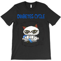 Diabetic Cycle Funny Cat Diabetes Awareness T-shirt | Artistshot