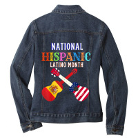 Hispanic Ceremony Month Prideful Latin Spanish Amigo Gifts For Mens Wo Ladies Denim Jacket | Artistshot