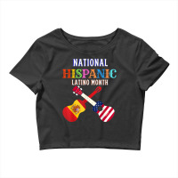 Hispanic Ceremony Month Prideful Latin Spanish Amigo Gifts For Mens Wo Crop Top | Artistshot