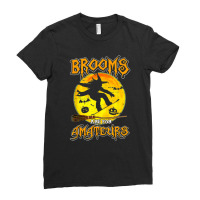 Brooms Are For Amateurs Witch Snowboarding Lover Halloween Ladies Fitted T-shirt | Artistshot