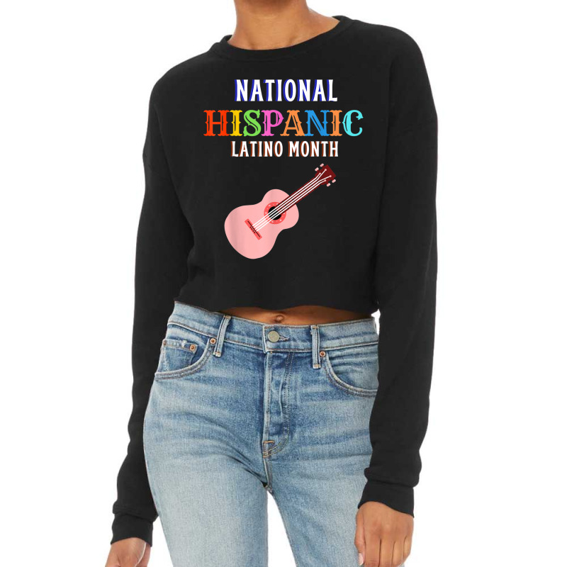 Hispanic Ceremony Month Prideful Latin Spanish Amigo Gifts Gifts Women Cropped Sweater by TyrellDesign | Artistshot