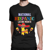 Hispanic Ceremony Month Prideful Latin Spanish Amigo Gifts Graphic Mus Classic T-shirt | Artistshot