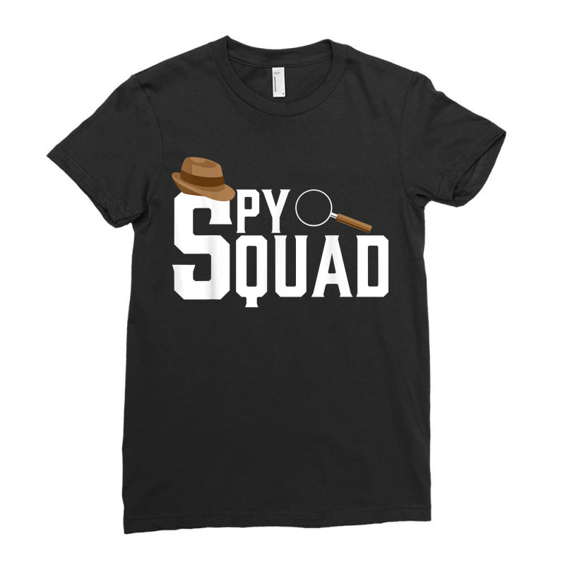 Spy Squad Police Crime Investigator Private Detective Team Ladies Fitted T-Shirt by LorettaSharron | Artistshot