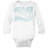 Beautiful Green Line Long Sleeve Baby Bodysuit | Artistshot