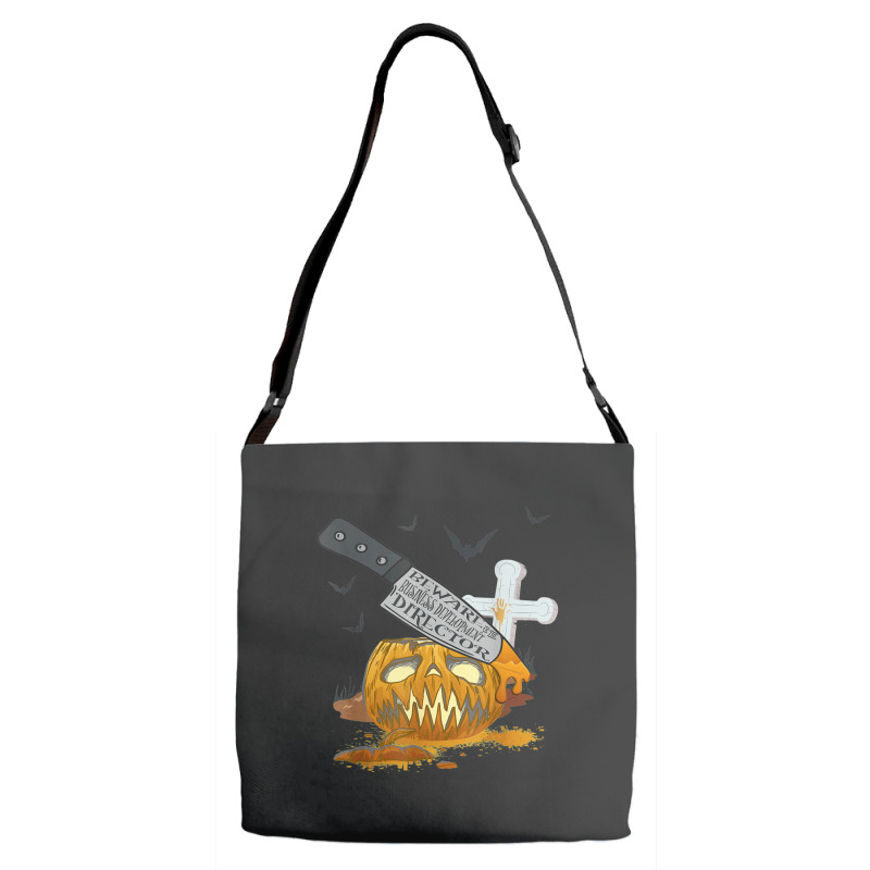 Business Development Director Funny Halloween Party Adjustable Strap Totes | Artistshot