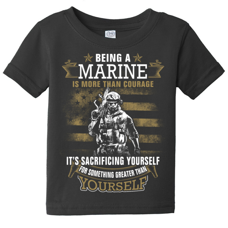 Being A Marine Sportswear Baby Tee by QomarXabier | Artistshot