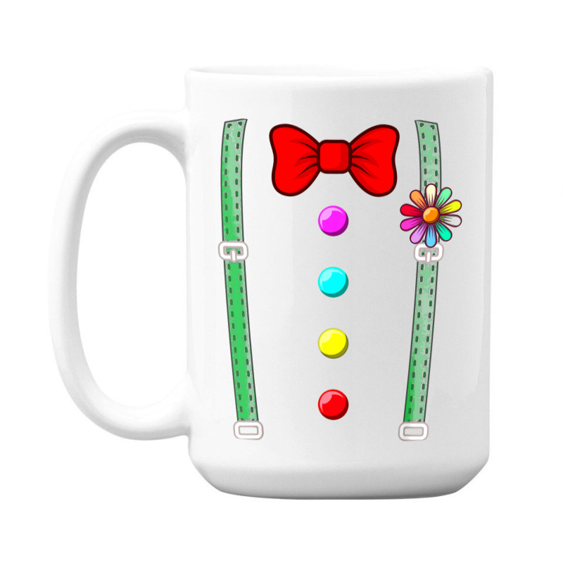 Clown Costume Funny Circus Halloween Costumes 15 Oz Coffee Mug | Artistshot