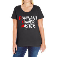 Dominant Owner Master Secret Bdsm Sex Names Gift Ladies Curvy T-shirt | Artistshot