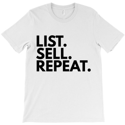 List Sell Repeat T-shirt Designed By Fahmifutri17