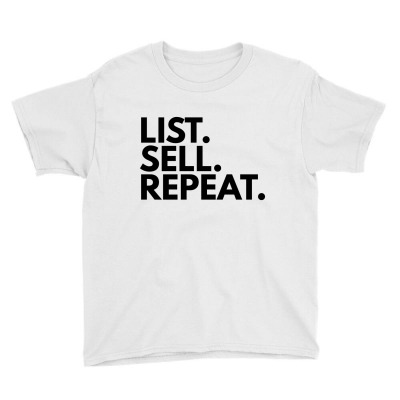 List Sell Repeat Youth Tee Designed By Fahmifutri17