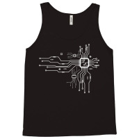 Cpu Heart Chipset Board Electrical Electronic Engineer Tank Top | Artistshot