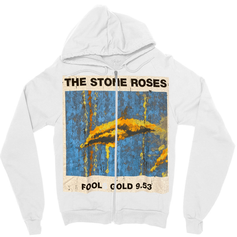 Stone Roses Fools Gold, Stone Roses Fools Gold Vintage, Stone Roses Fo Zipper Hoodie | Artistshot