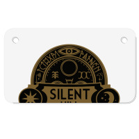 Silent Hill, Welcoming Pyramid Head Motorcycle License Plate | Artistshot