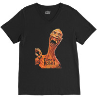 Black Roses, The Black Roses, Black Roses Art, Black Roses Vintage, Bl V-neck Tee | Artistshot