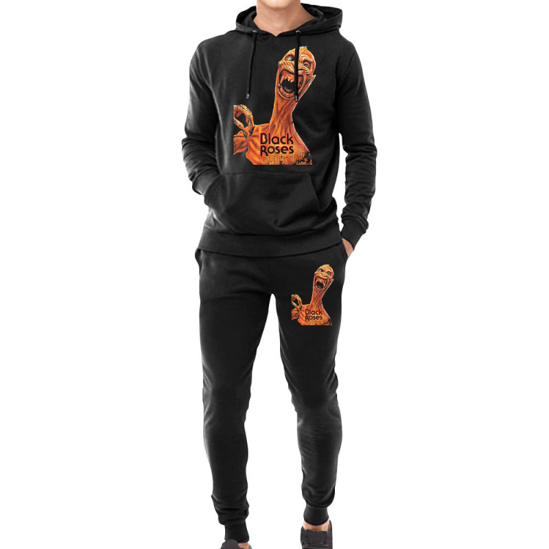 Black Roses, The Black Roses, Black Roses Art, Black Roses Vintage, Bl Hoodie & Jogger Set | Artistshot