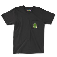 Green Caterpillar Character Cute Animal Halloween Costume Pocket T-shirt | Artistshot