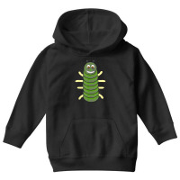 Green Caterpillar Character Cute Animal Halloween Costume Youth Hoodie | Artistshot