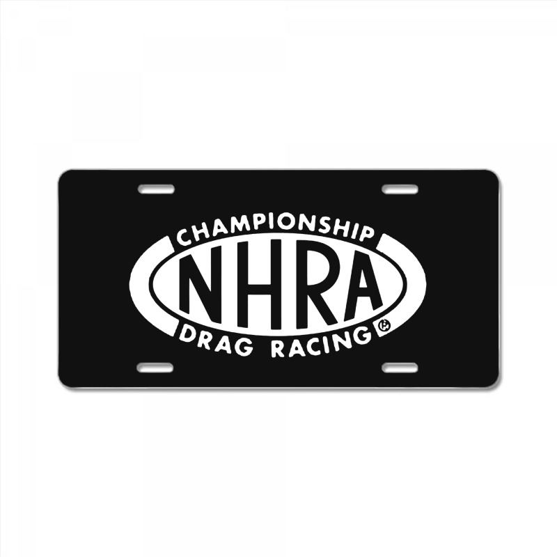 Nhra Oval License Plate By Barbara Apparel - Artistshot