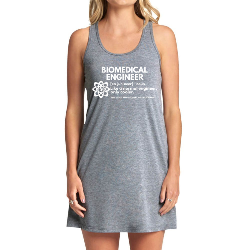 Biomedical Engineer Definition Funny Engineering Gift Tank Dress by MichiKametani | Artistshot