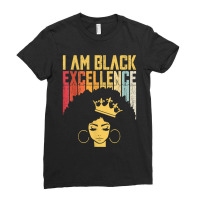 Retro Vintage Black Excellence African Pride History Month Music Retro Ladies Fitted T-shirt | Artistshot