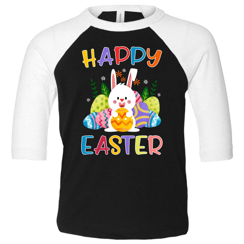 Happy Easter Neon Rhinestones Women S Premium Tee T Shirt Toddler 3/4 Sleeve Tee by wilber.bourque | Artistshot