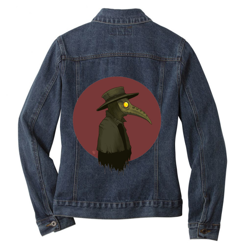 Music Retro Pandemic My Favorite People Ladies Denim Jacket | Artistshot