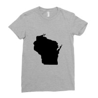 State Of Wisconsin   Wisconsin Ladies Fitted T-shirt | Artistshot