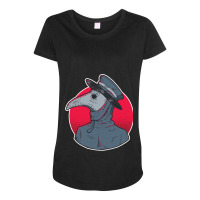 Music Vintage Retro Plague Doctor Black Women My Favorite Maternity Scoop Neck T-shirt | Artistshot