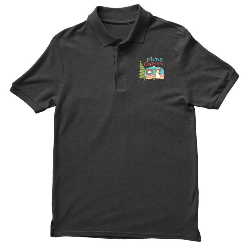 Camping Merry Christmas, Funny Camping Men's Polo Shirt | Artistshot