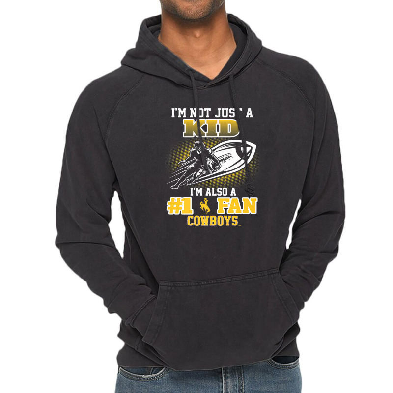 Wyoming Cowboys 097 Not Just Kid Graphic Gameday Alumni Vintage Hoodie | Artistshot