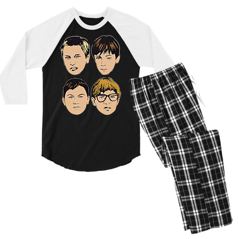 Stand By Me, Stand By Me Vintage, Stand By Me Art, Stand By Me Paintin Men's 3/4 Sleeve Pajama Set | Artistshot