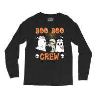 Halloween Boo Boo Crew Nurse Ghost Long Sleeve Shirts | Artistshot