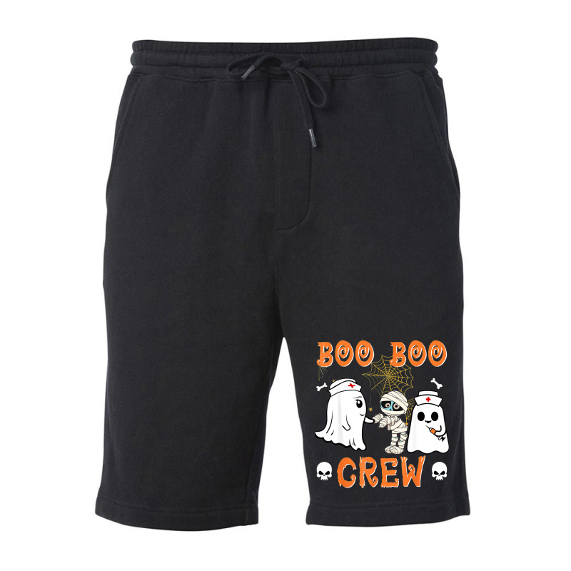 Halloween Boo Boo Crew Nurse Ghost Fleece Short | Artistshot