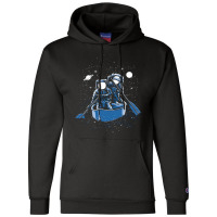 Space Astronaut Kayaking, Space Astronaut Kayaking Vintage, Space Astr Champion Hoodie | Artistshot